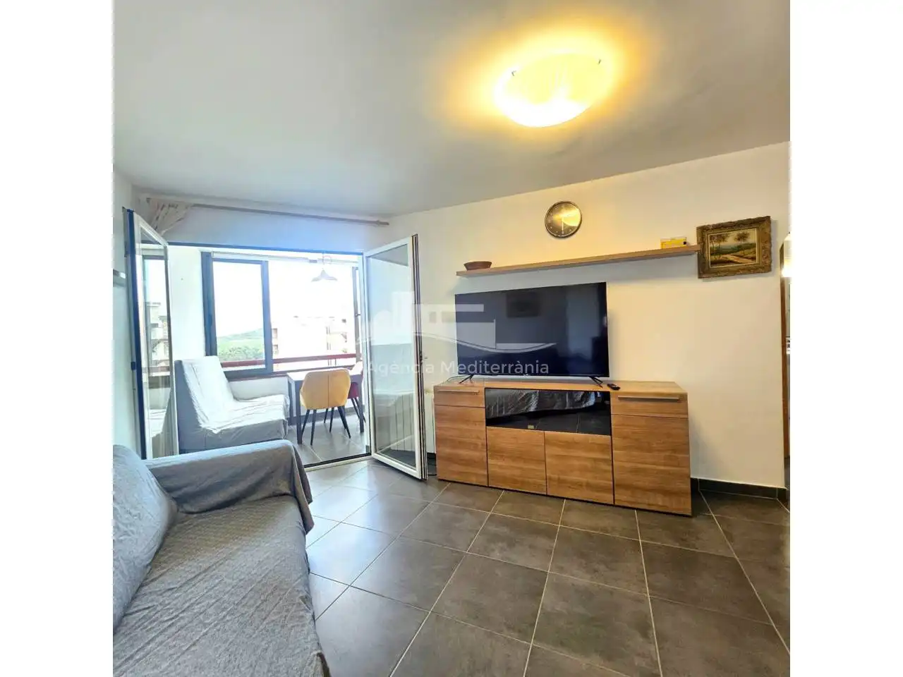 Wohnzimmer von Wohnung zum Verkauf in Castell d'Aro, Platja d'Aro i s'Agaró mit Klimaanlage, Heizung und Terrasse