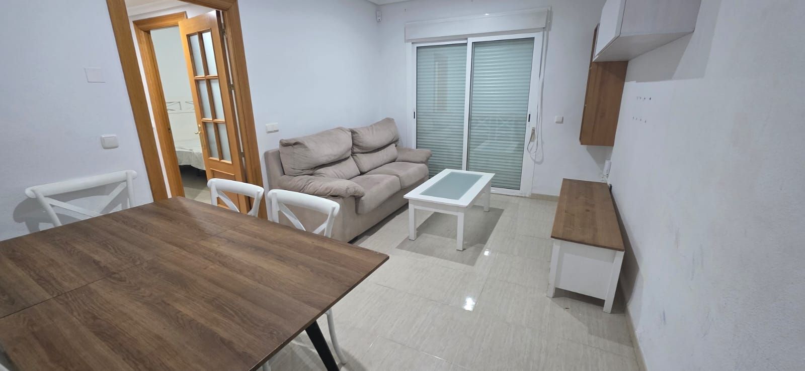 Living room of Flat for sale in Turre  with Heating, Storage room and Furnished