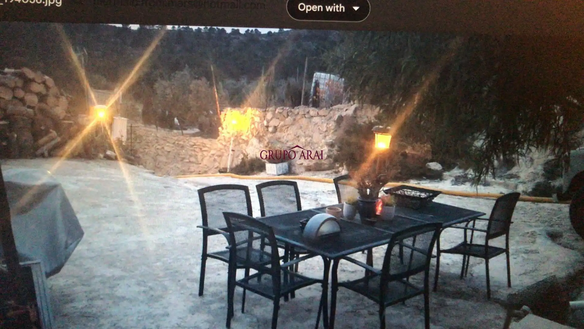 Terraza de Finca rústica en venta en Busot con Trastero y Piscina