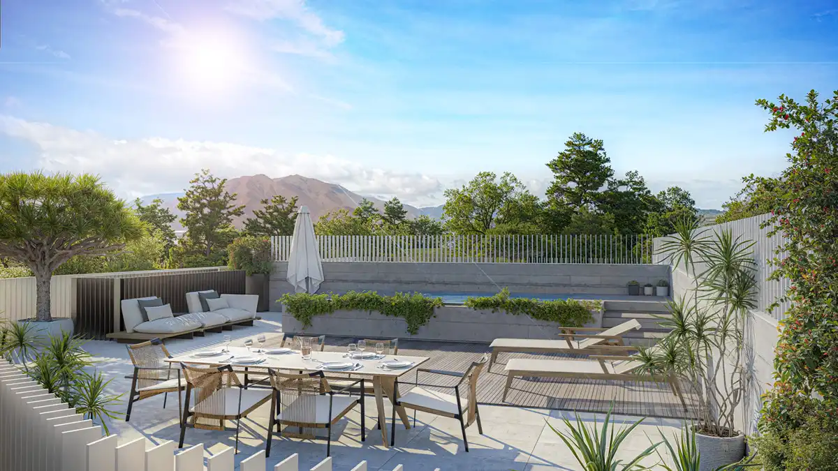 Terraza de Planta baja en venta en Estepona con Aire acondicionado, Jardín privado y Terraza