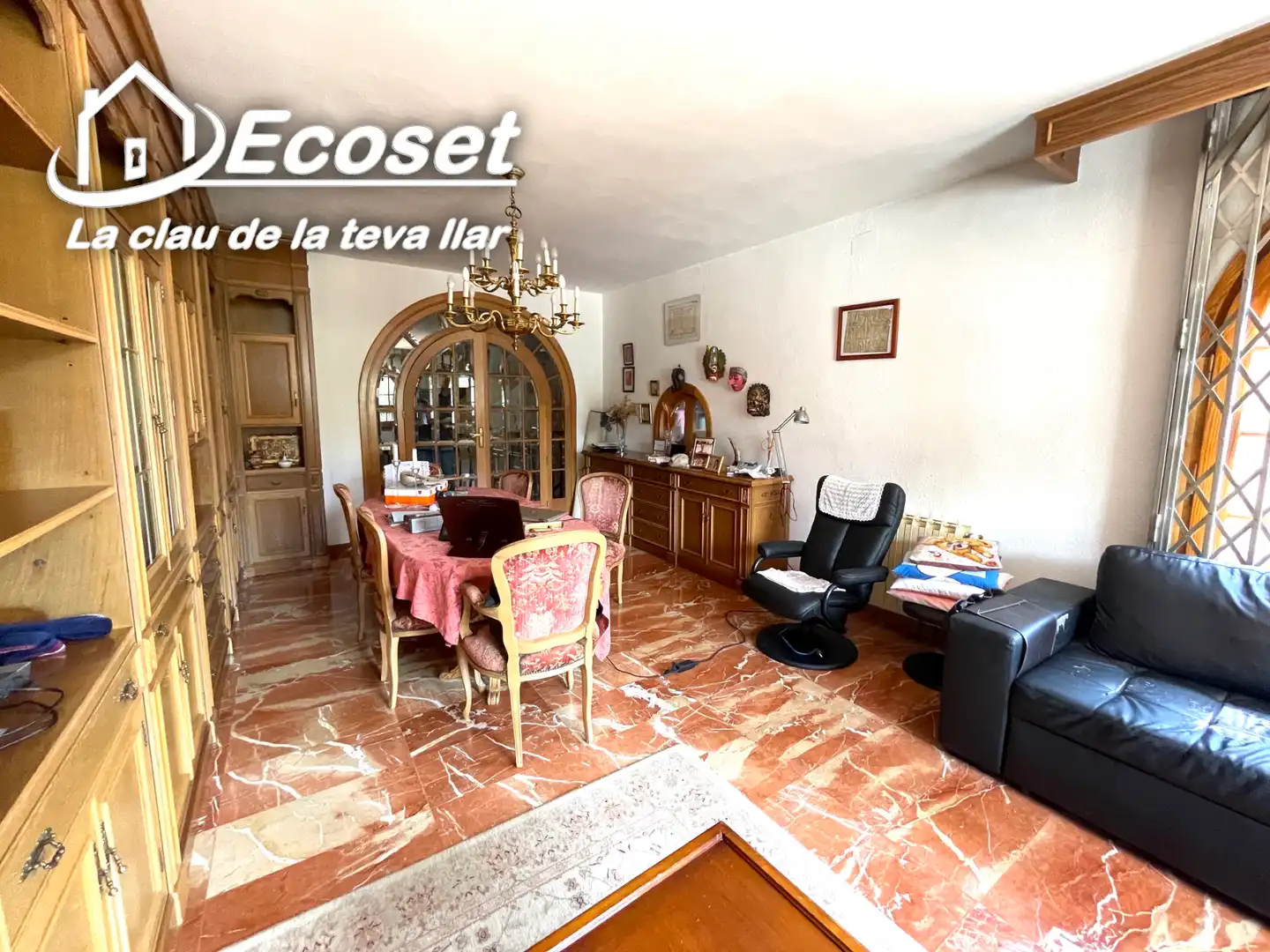 Sala d'estar de Casa o xalet en venda en Cervelló amb Calefacció, Jardí privat i Terrassa