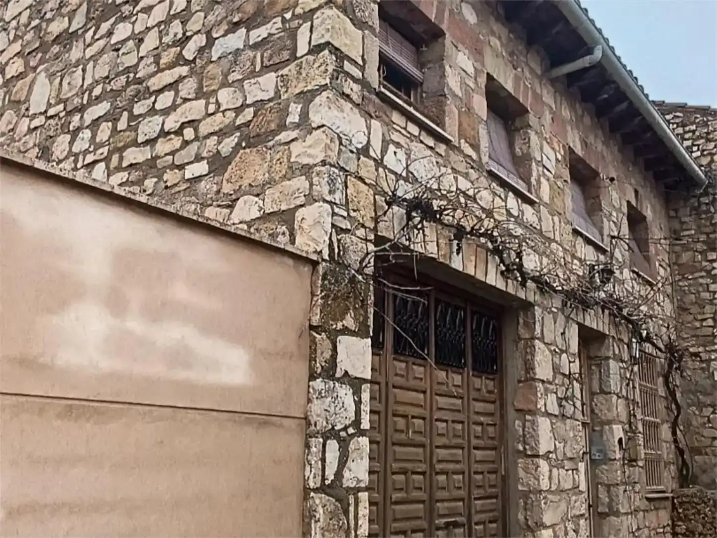 Vista exterior de Casa adosada en venda en Sigüenza