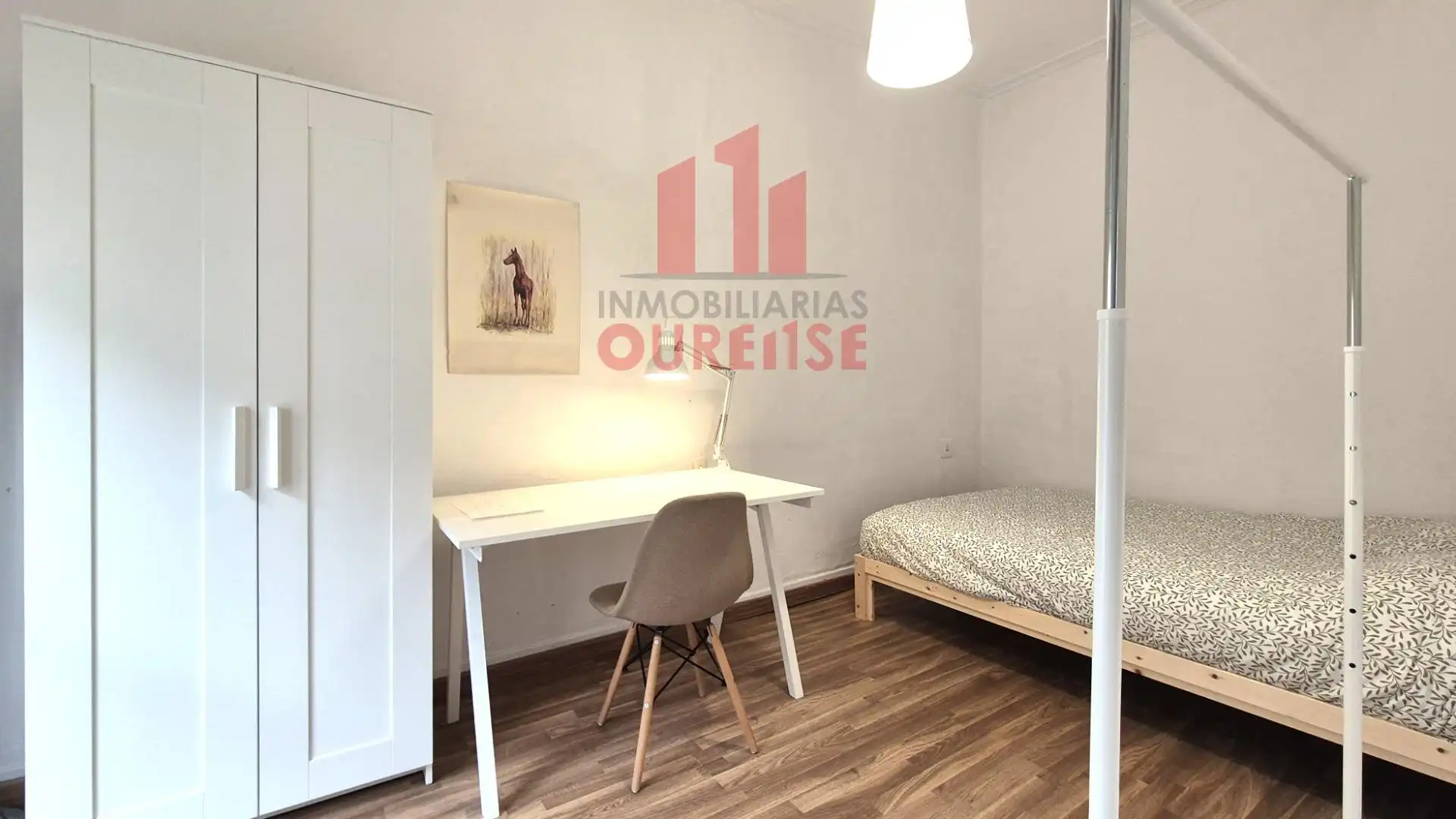 Schlafzimmer von Wohnung zur untervermieten in Ourense Capital  mit Heizung, Möbliert und Balkon