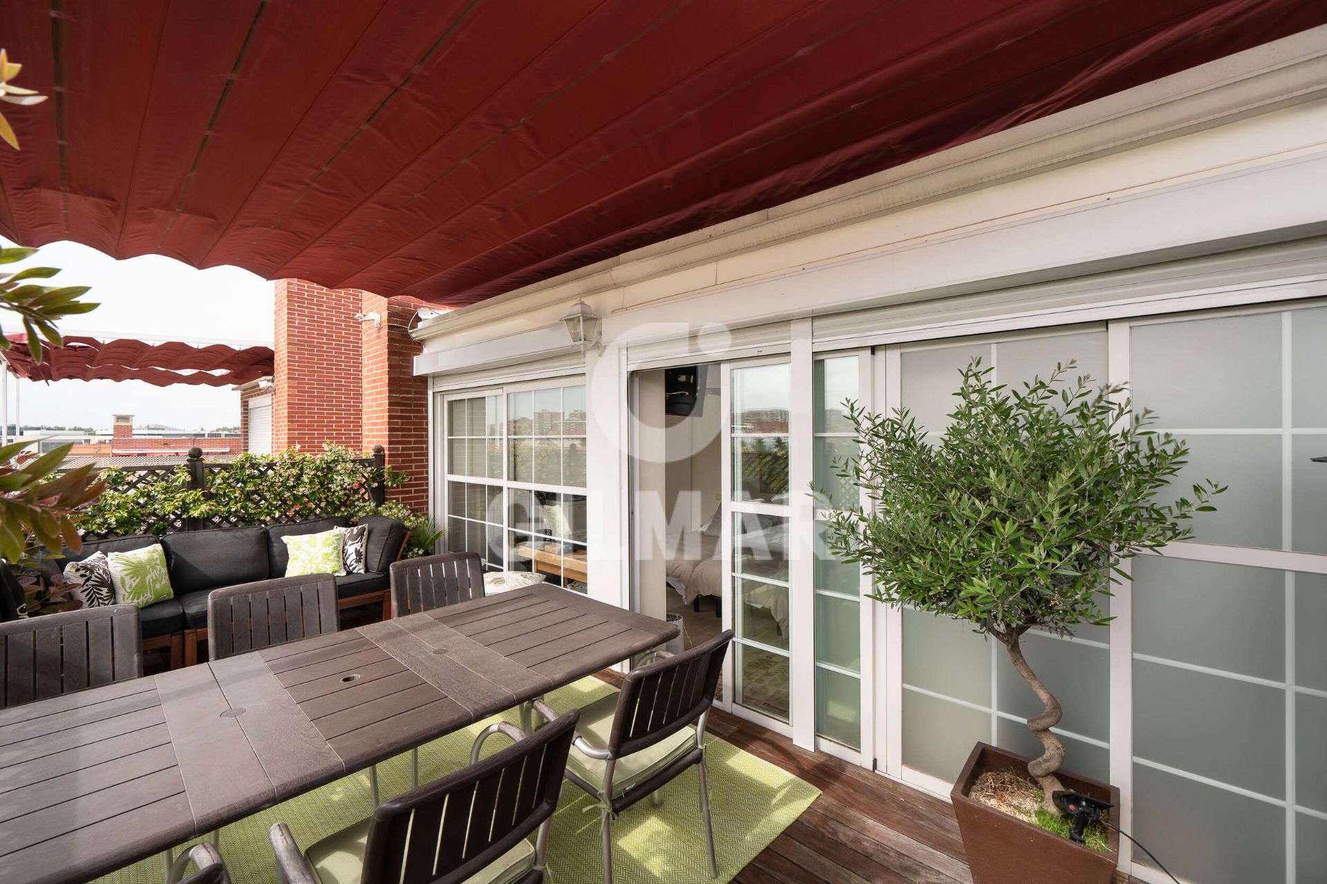 Terrassa de Dúplex en venda en  Madrid Capital amb Aire condicionat, Jardí privat i Terrassa