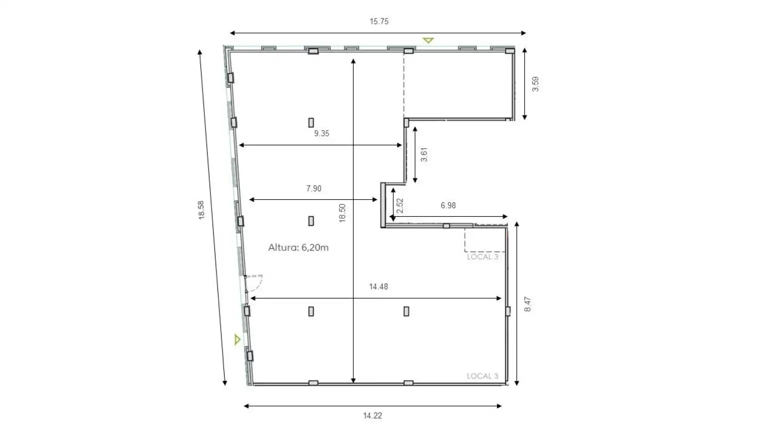Local comercial en alquiler en Badalona - Calle Eduard Maristany, imagen 25