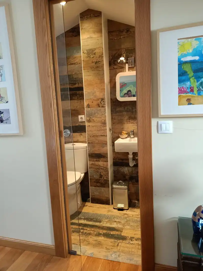 Bathroom of Detached homes for sale in Marina de Cudeyo  with Heating, Private garden and Parquet flooring