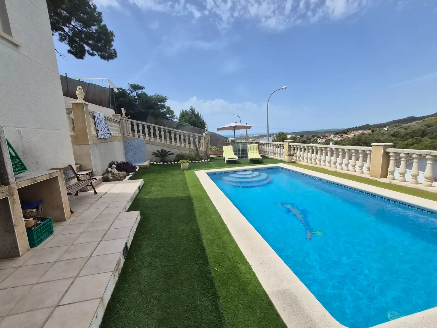 Piscina de Casa o chalet en venta en Roda de Berà con Calefacción, Jardín privado y Terraza
