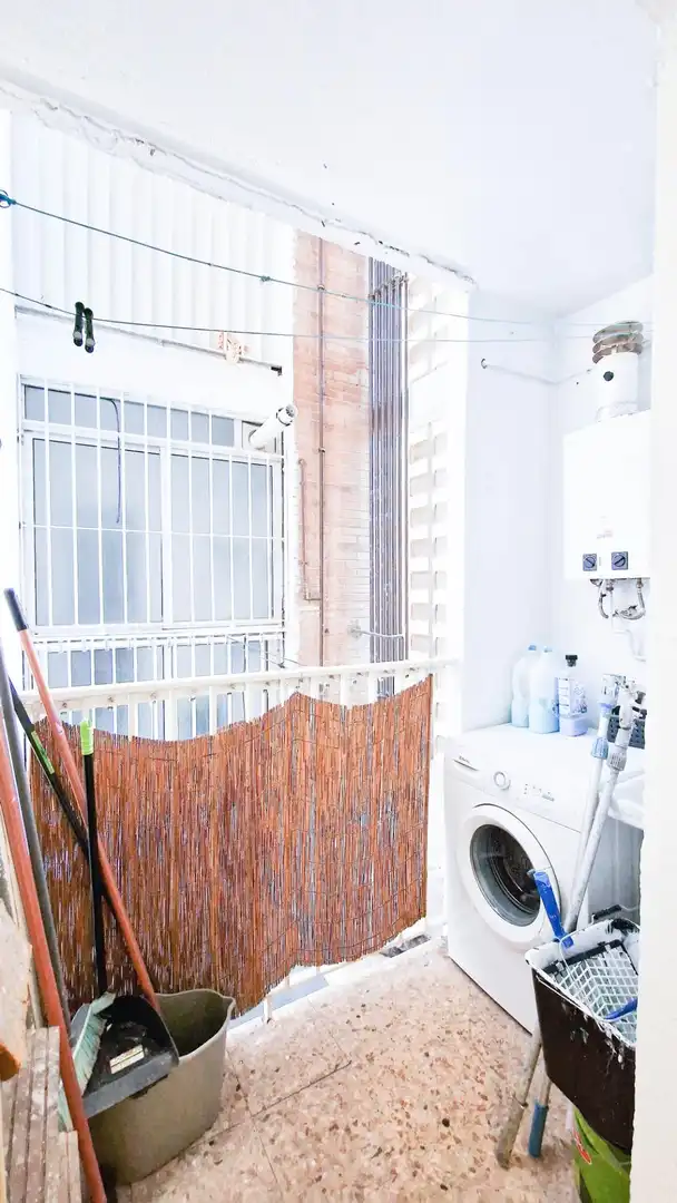 Terrasse von Wohnung zur Miete in Badajoz mit Privatgarten, Möbliert und Balkon