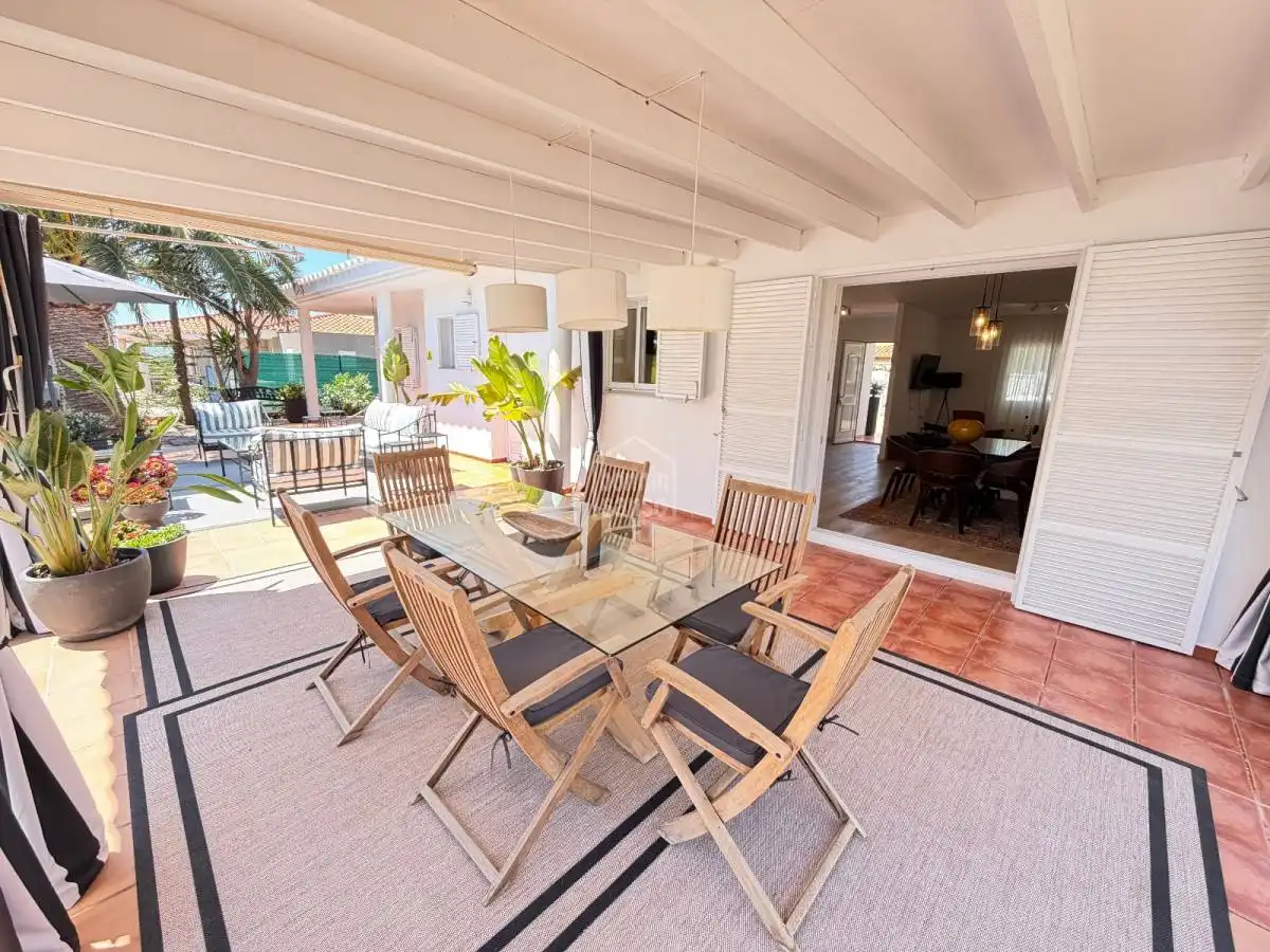 Terraza de Casa o chalet en venta en Sant Lluís con Calefacción, Jardín privado y Terraza