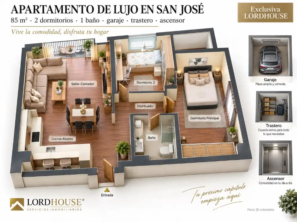 Apartamento en venta en Lorca