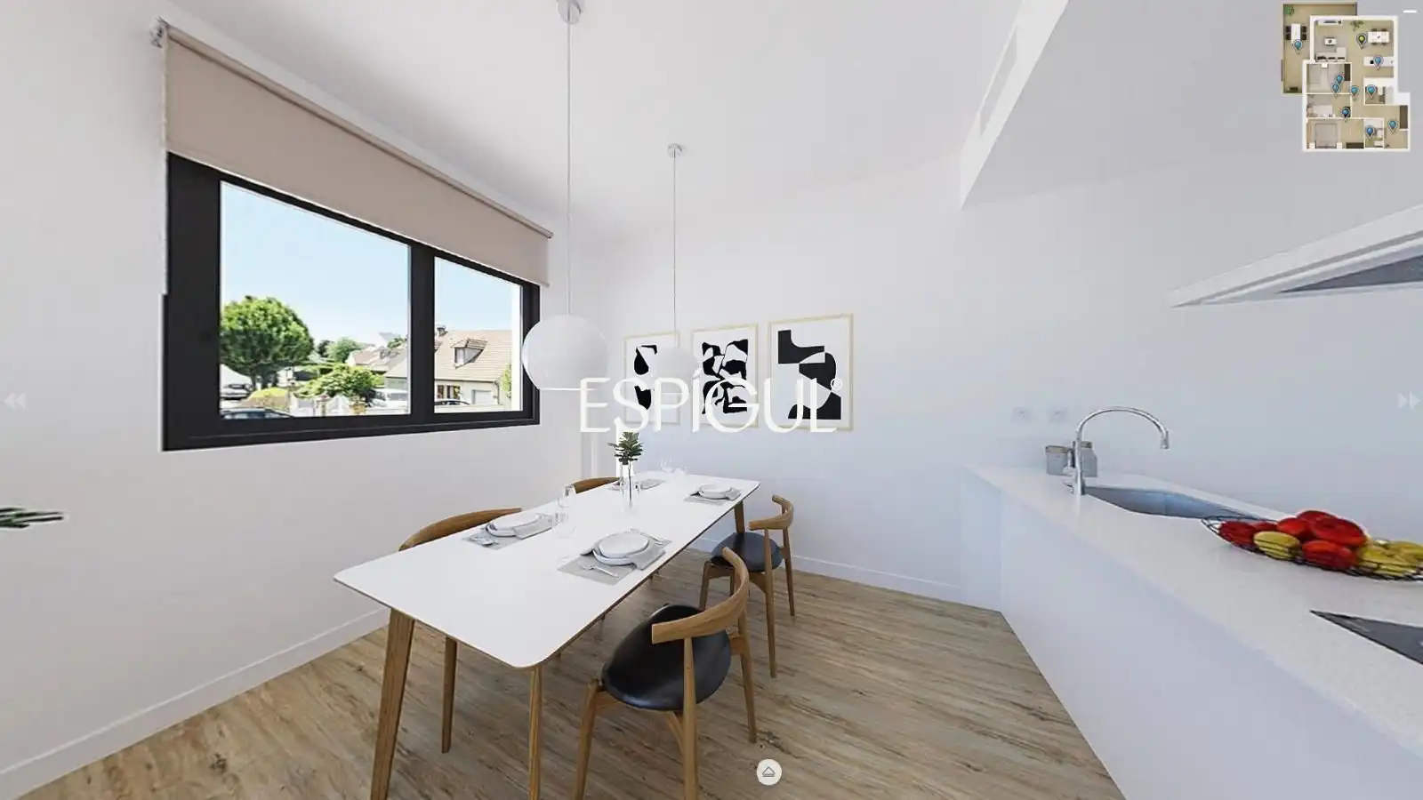 Comedor de Piso en venta en Sarrià de Ter con Calefacción, Terraza y Trastero