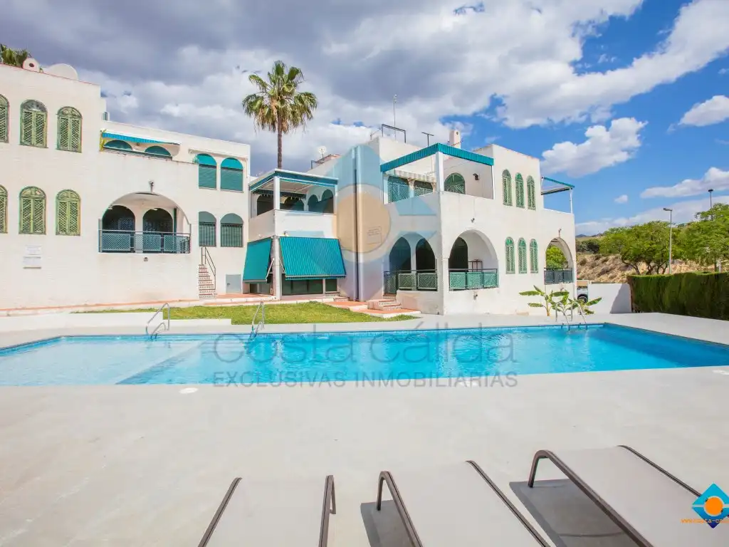 Piscina de Apartament en venda en Mazarrón amb Aire condicionat, Jardí privat i Terrassa