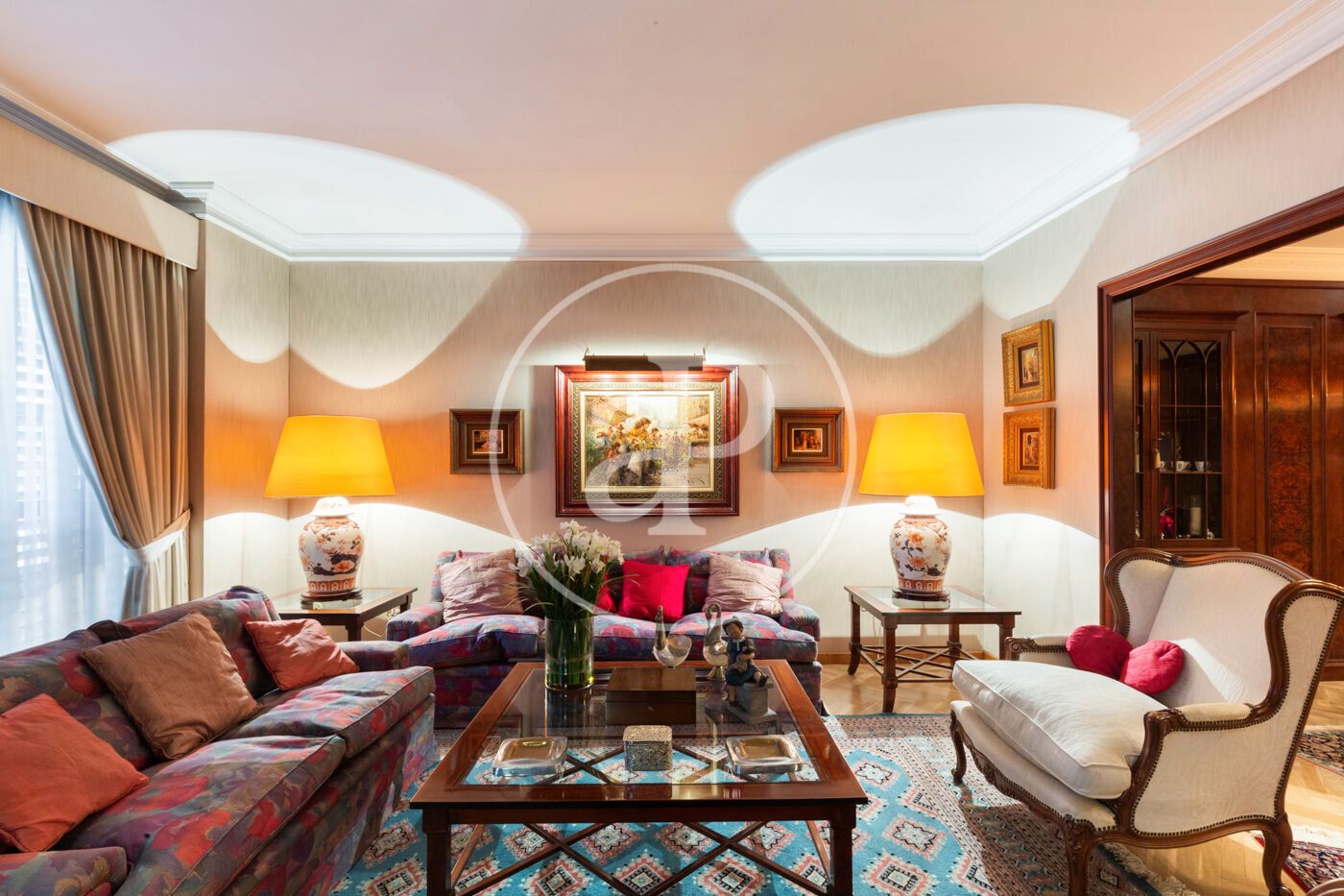 Living room of Single-family semi-detached for sale in Aldaia  with Air Conditioner, Heating and Terrace