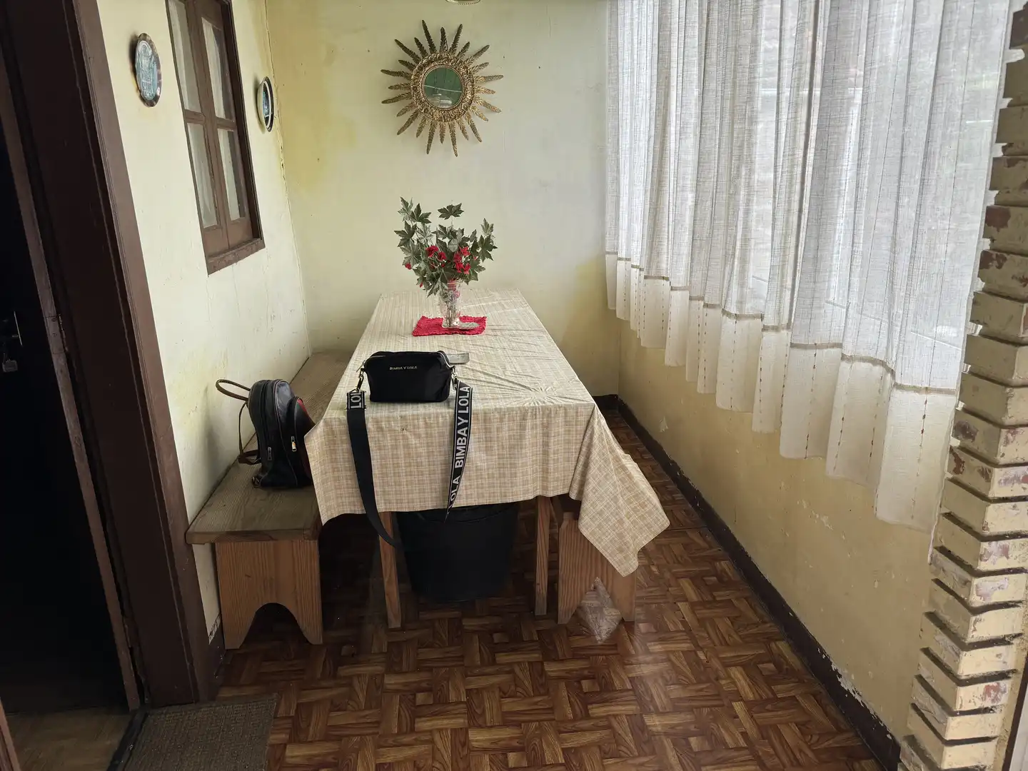 Comedor de Casa o chalet en venta en Crecente con Jardín privado, Trastero y Amueblado