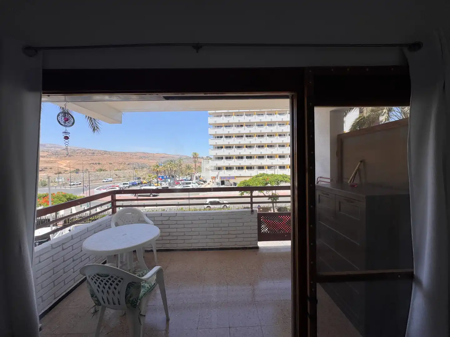 Balcony of Apartments for rent in San Bartolomé de Tirajana  with Furnished, Washing machine and Microwave
