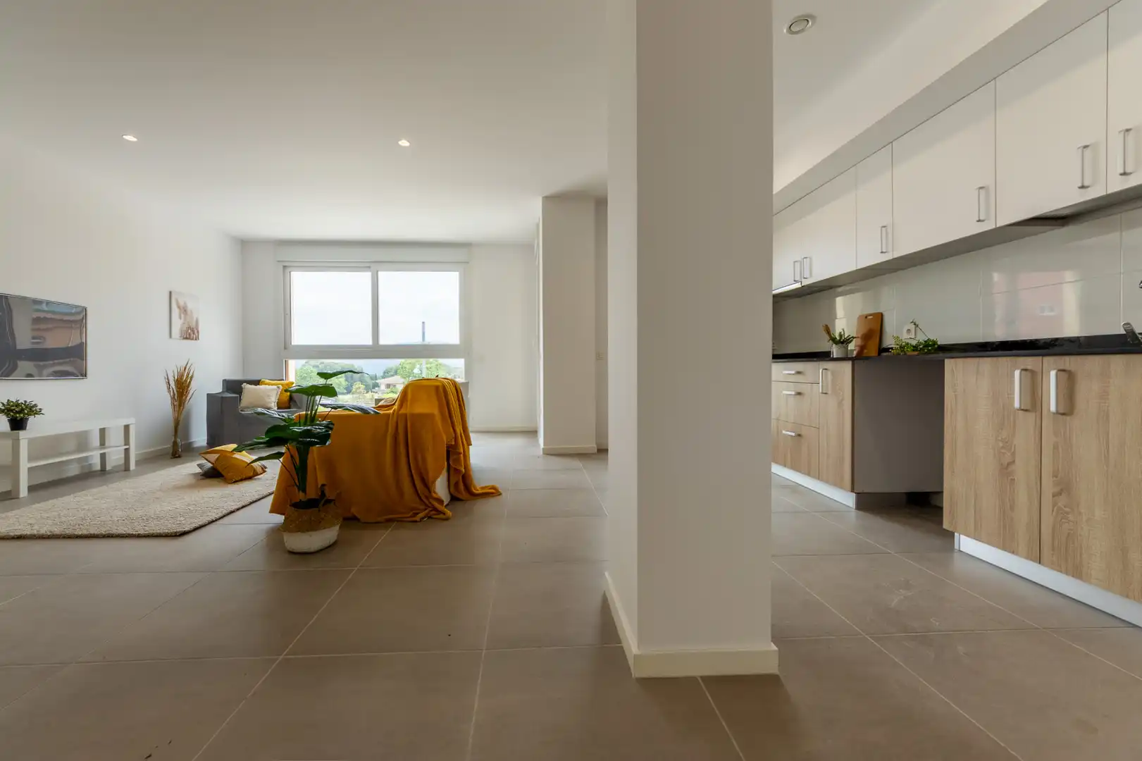 Sala de estar de Piso en venta en Montblanc con Aire acondicionado, Calefacción y Terraza