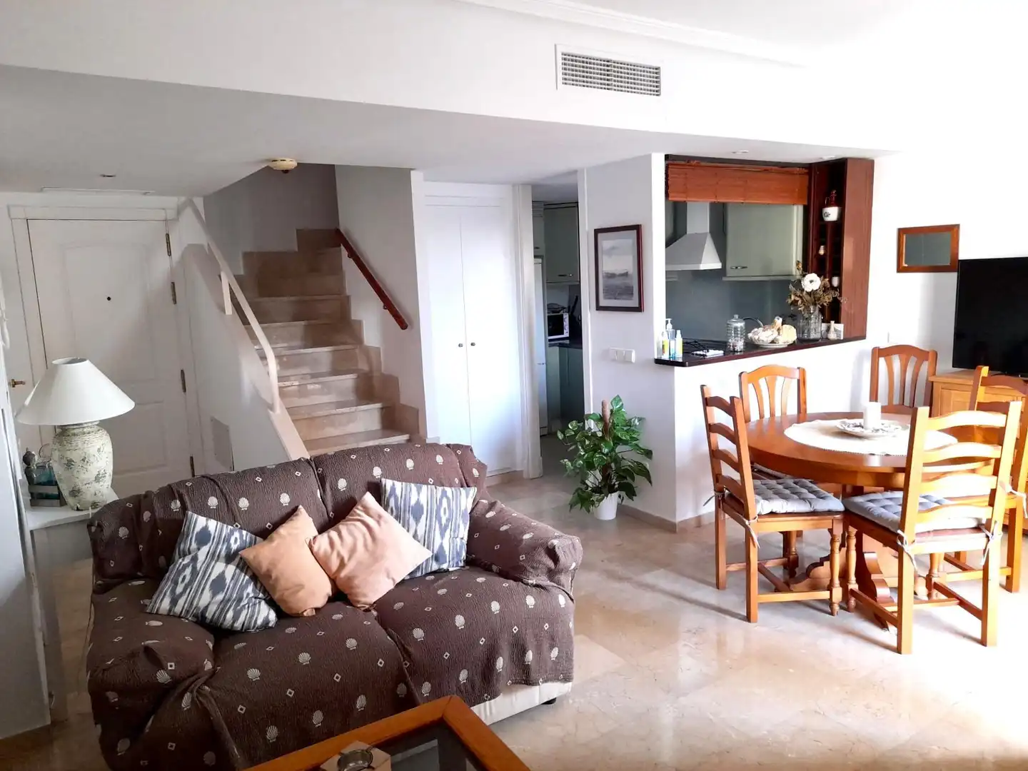 Sala de estar de Dúplex en venta en Alcúdia con Aire acondicionado, Calefacción y Jardín privado