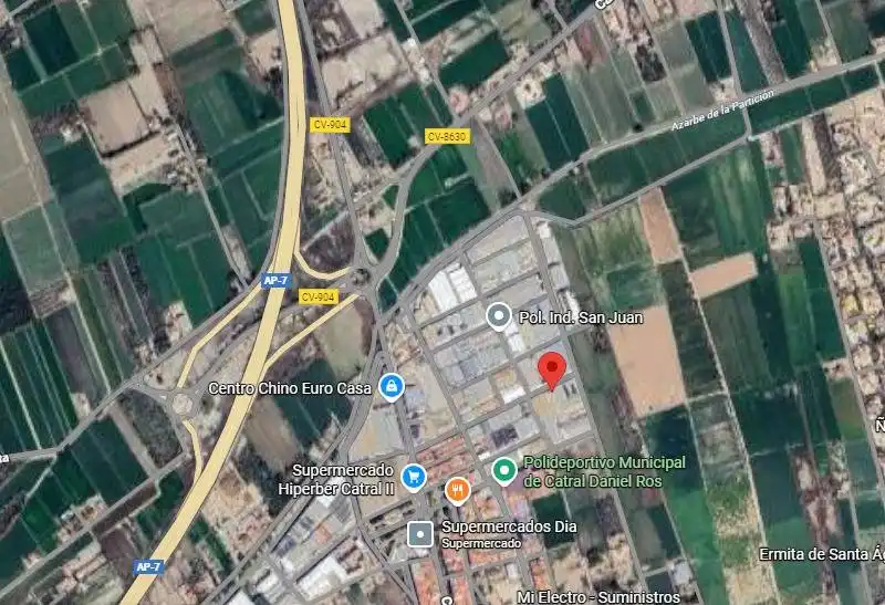 Exterior view of Industrial buildings for rent in Catral