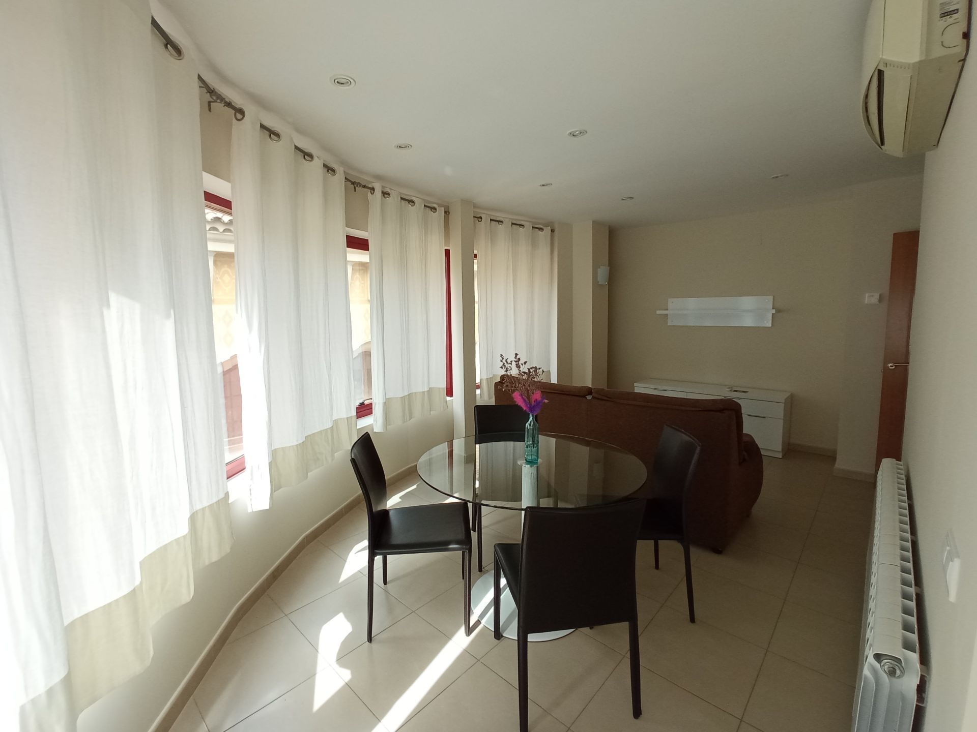 Dining room of Apartment to rent in  Lleida Capital  with Air Conditioner, Heating and Furnished
