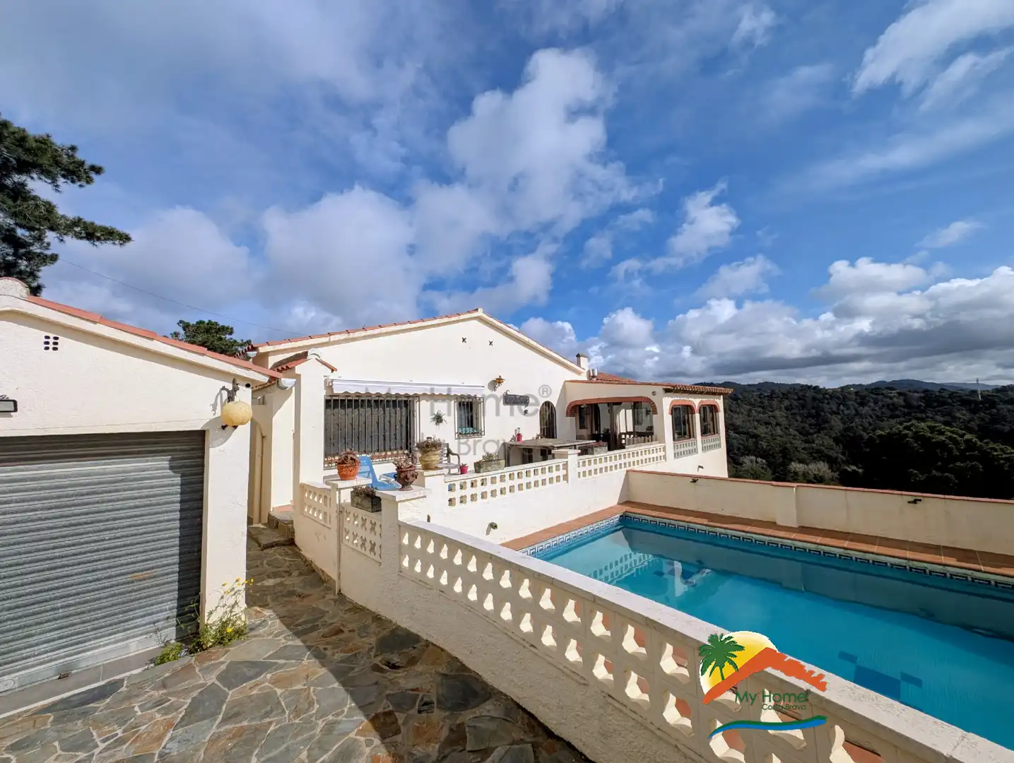 Vista exterior de Casa o chalet en venta en Lloret de Mar con Aire acondicionado, Calefacción y Jardín privado