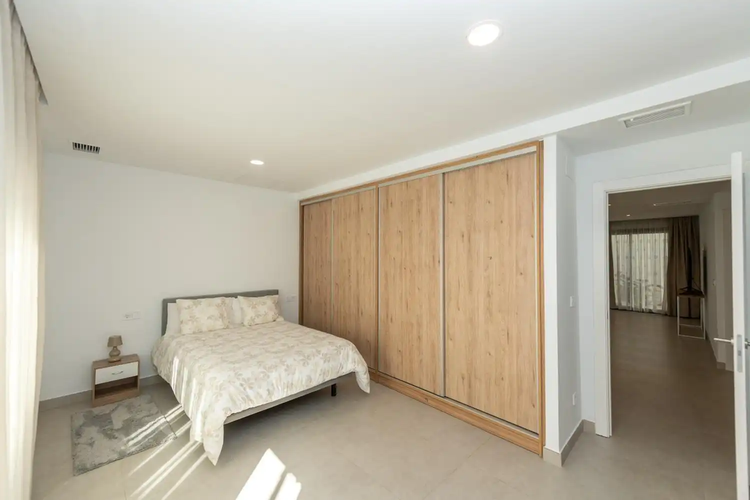 Schlafzimmer von Haus oder Chalet zur Miete in El Campello mit Klimaanlage, Privatgarten und Terrasse