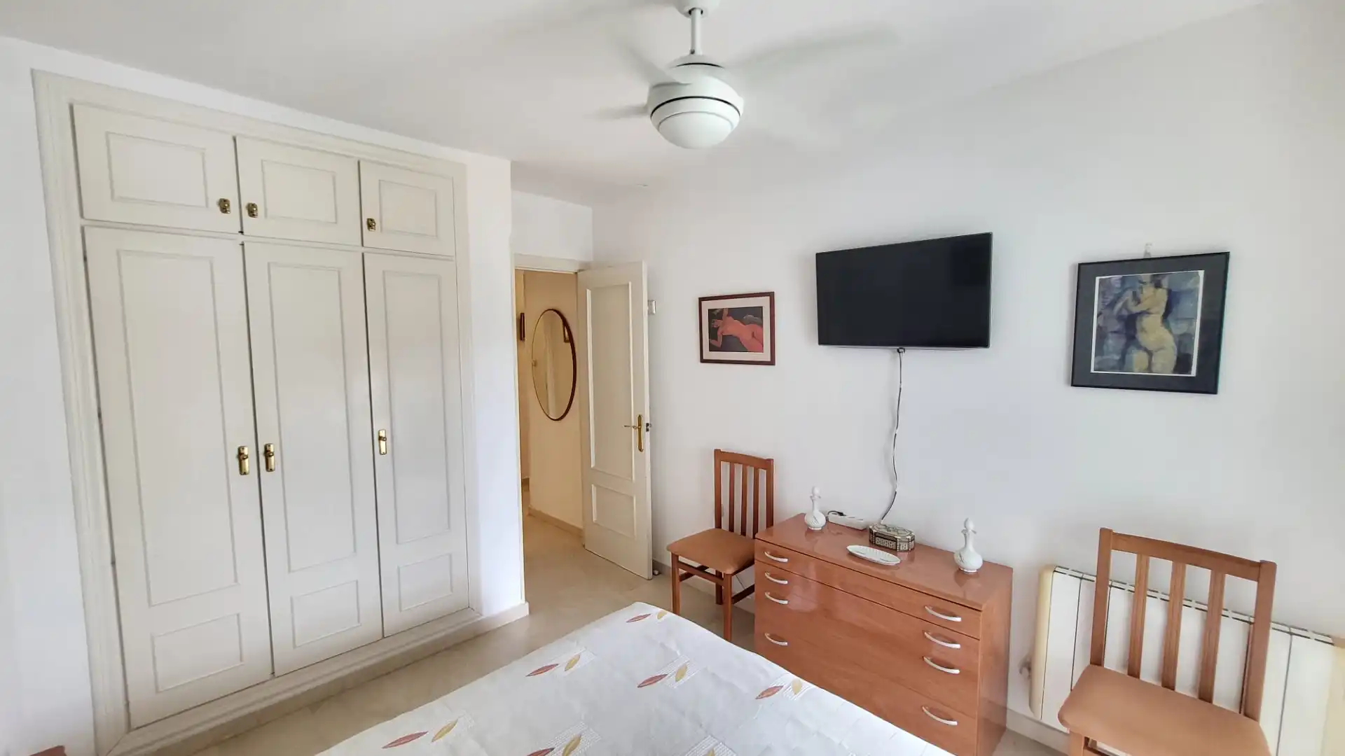 Bedroom of Flat for sale in Rincón de la Victoria  with Terrace, Furnished and Washing machine