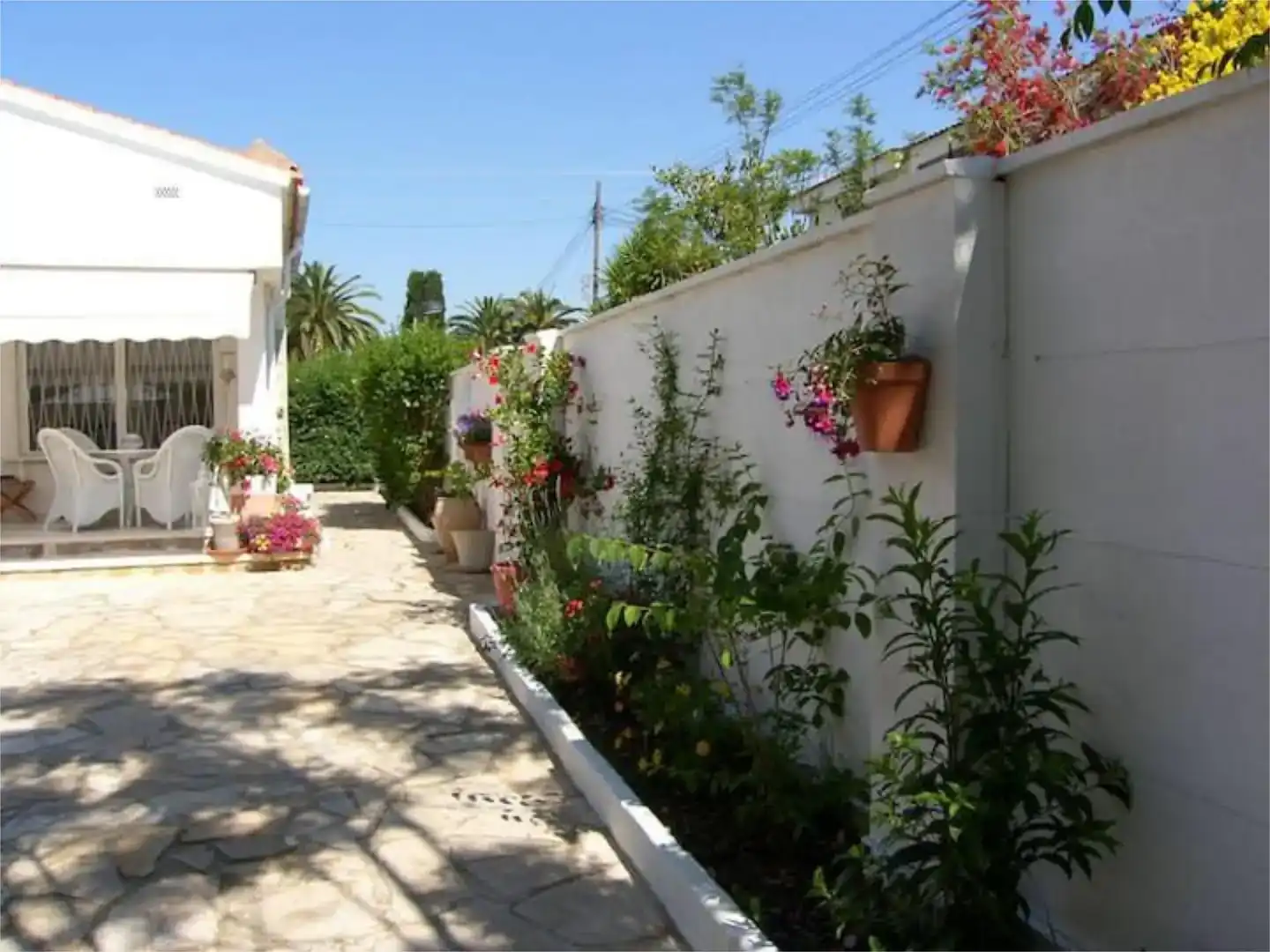 Vista exterior de Casa o xalet en venda en Peñíscola / Peníscola amb Aire condicionat, Jardí privat i Parquet
