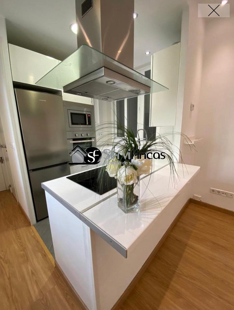 Cuina de Pis de lloguer en  Madrid Capital amb Aire condicionat i Calefacció