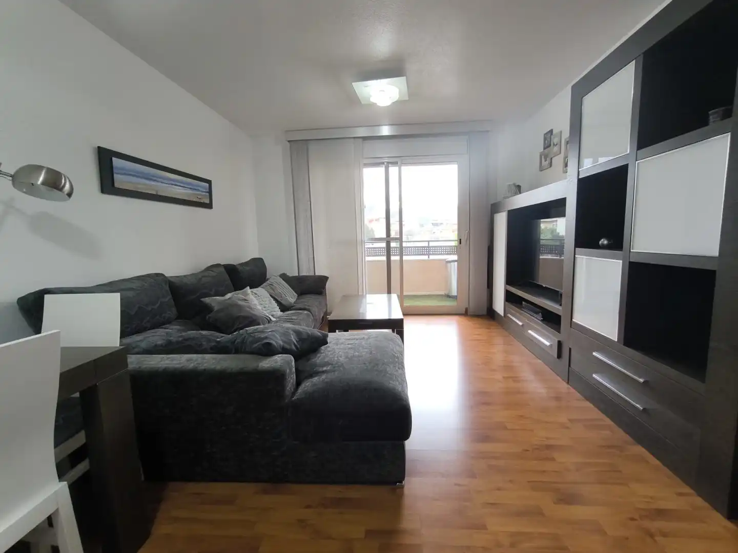 Sala de estar de Piso de alquiler en Murcia con Aire acondicionado, Calefacción y Amueblado