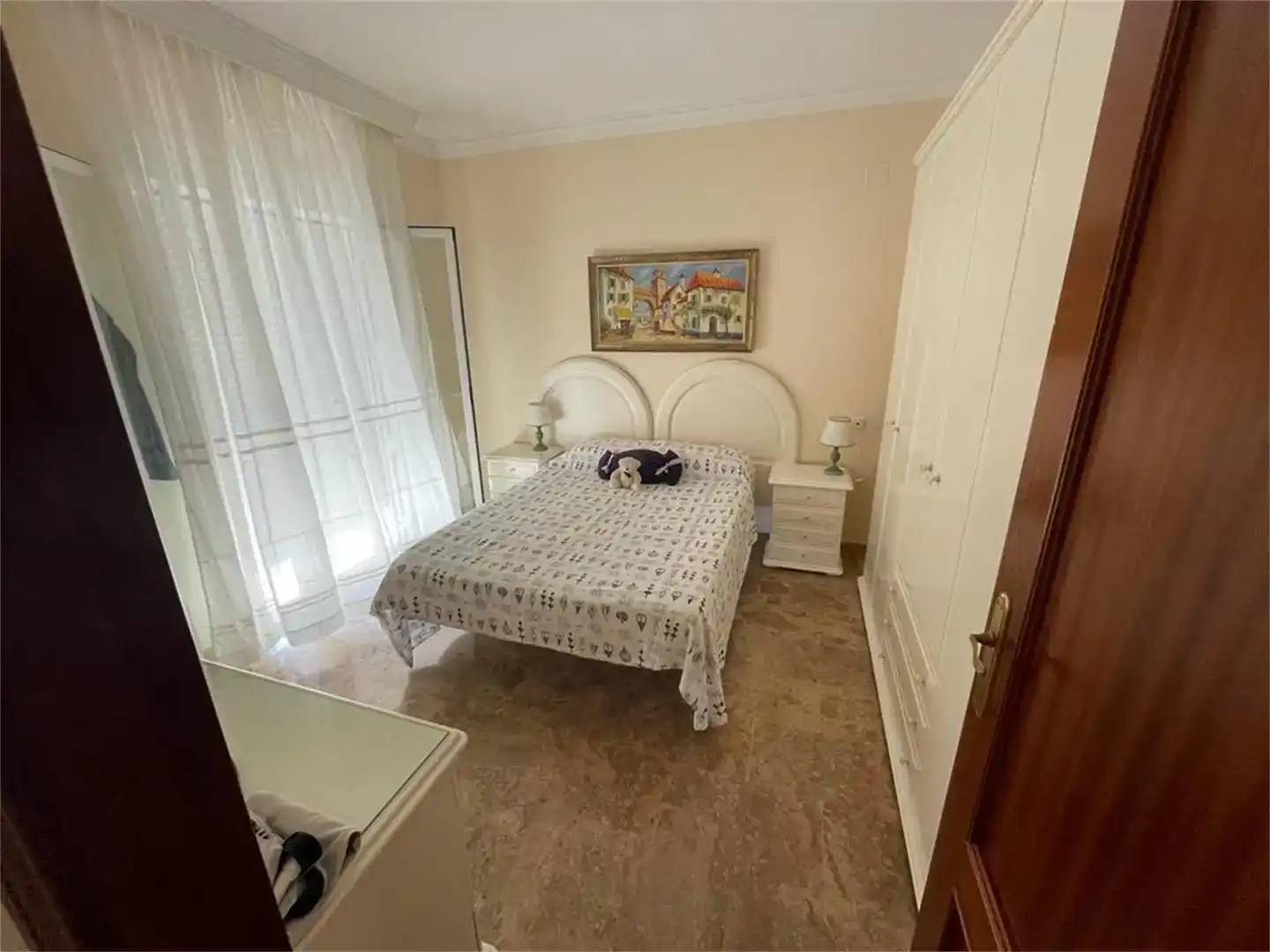 Dormitori de Casa adosada de lloguer en Isla Cristina amb Balcó