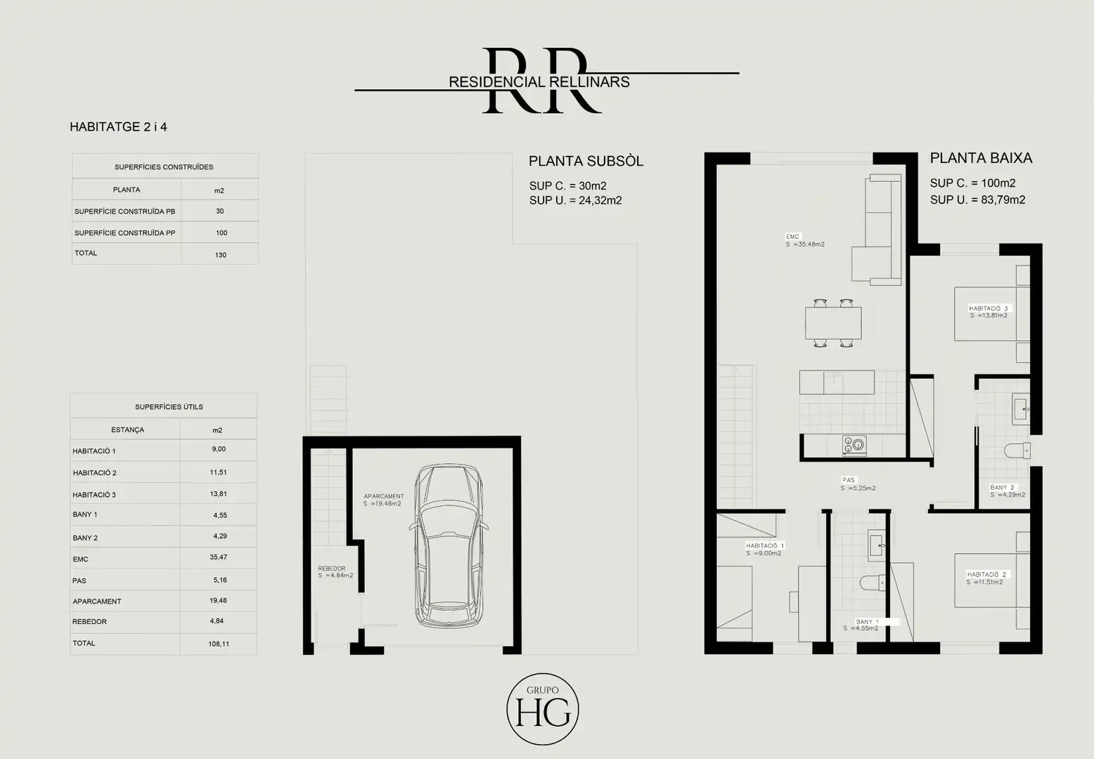 Houses for sale in Rellinars  with Air Conditioner, Heating and Private garden