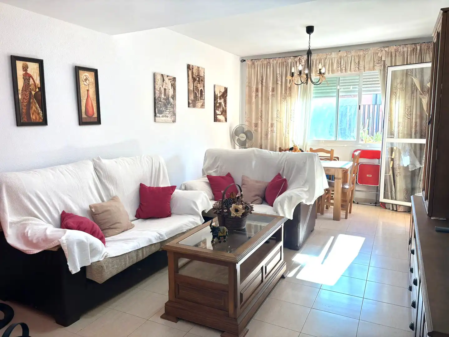 Wohnzimmer von Wohnung zum Verkauf in Alhaurín de la Torre mit Terrasse, Möbliert und Gemeinschaftspool