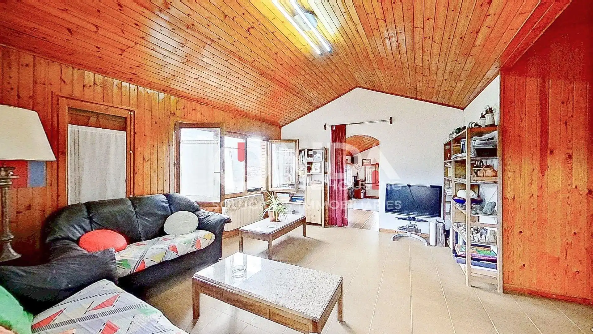 Sala de estar de Piso en venta en Sort con Trastero y Amueblado