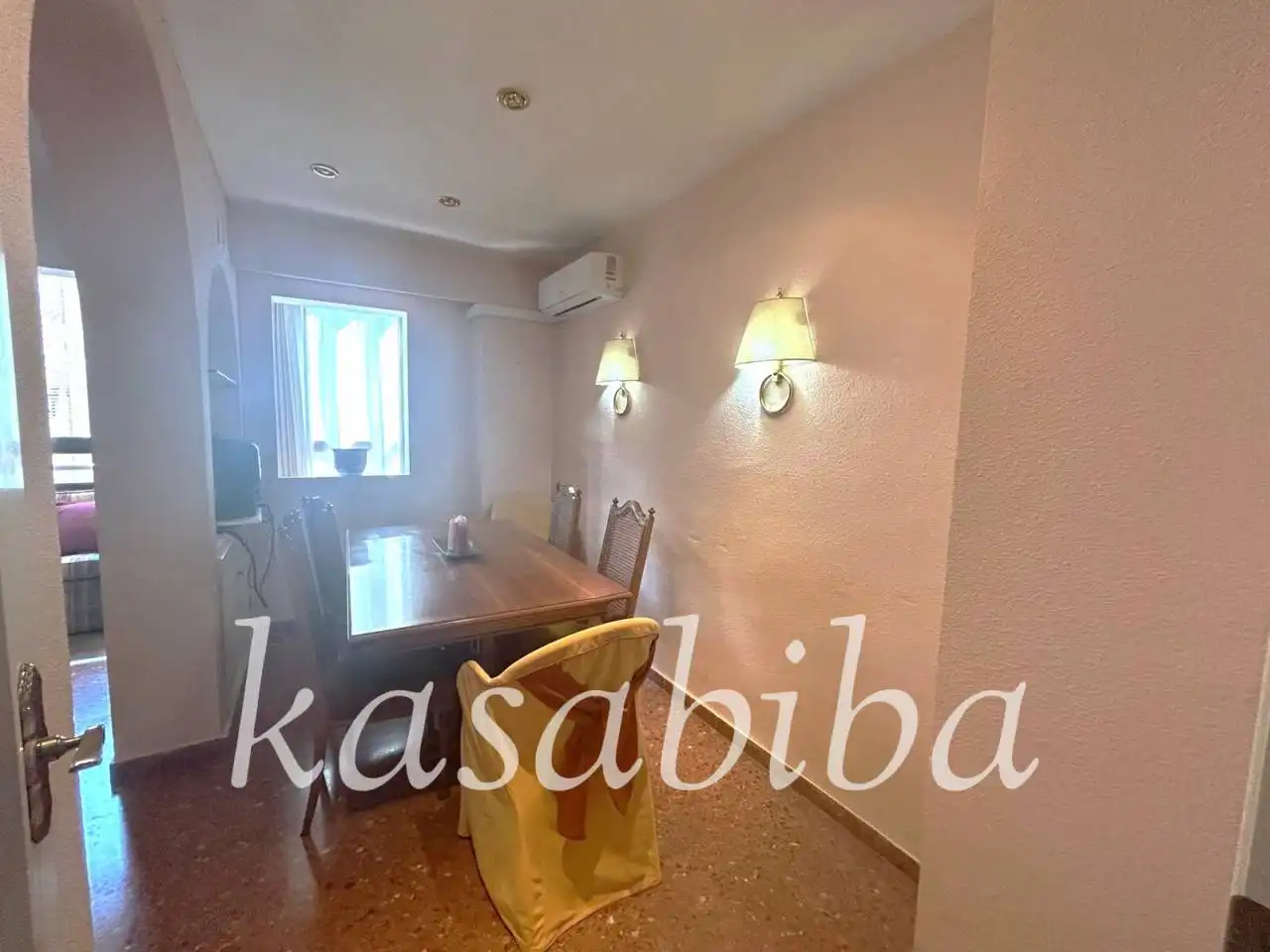 Dining room of Flat for rent in Valencia  with Heating, Furnished and Balcony