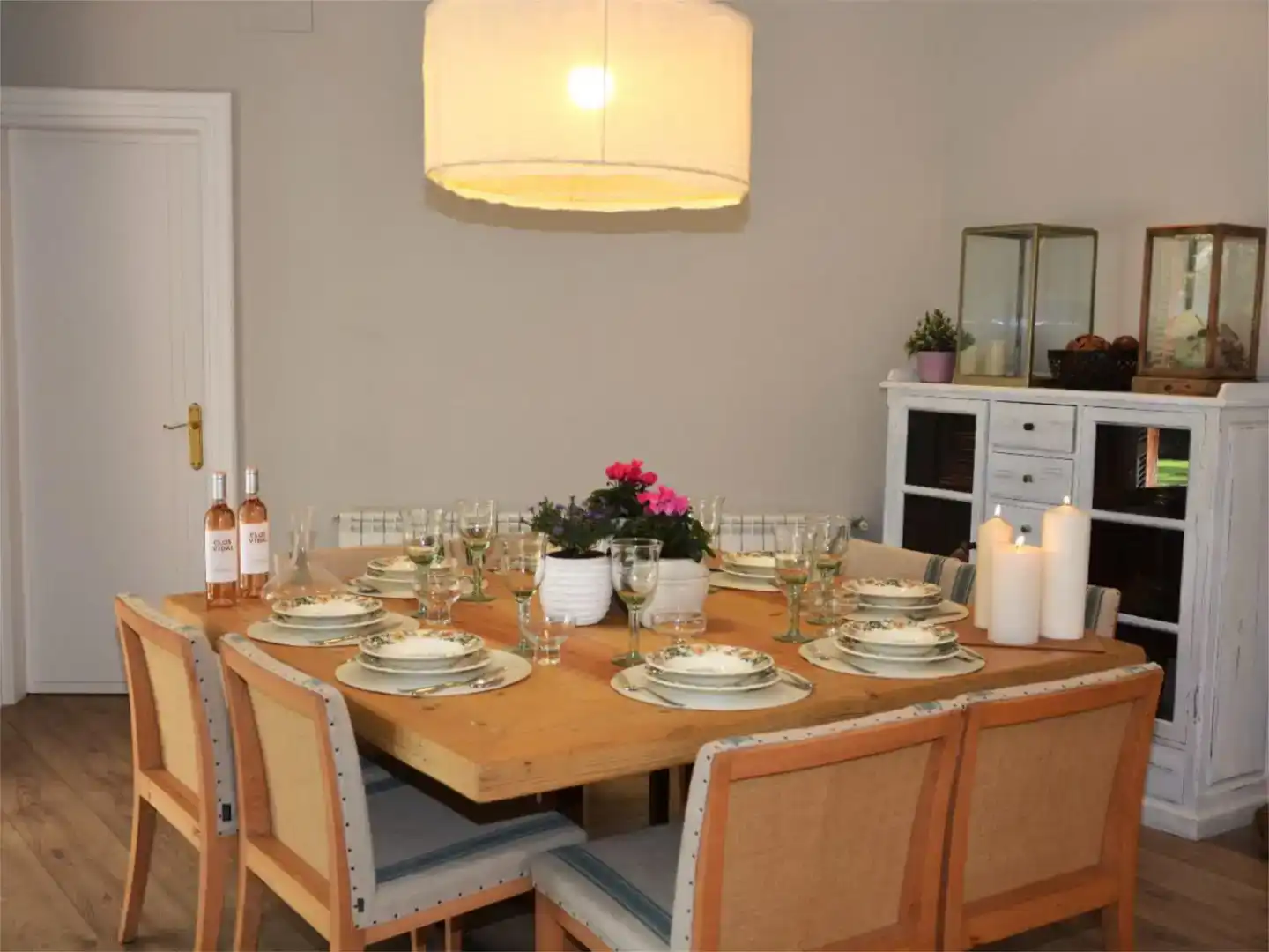 Esszimmer von Wohnung zur Miete in Sitges mit Klimaanlage, Schwimmbad und Balkon