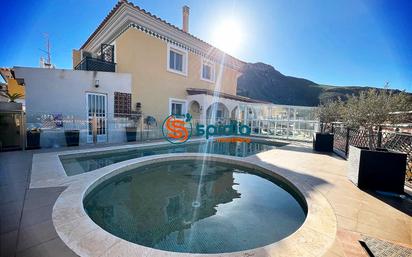 Exterior view of Single-family semi-detached for sale in Águilas  with Heating, Private garden and Terrace