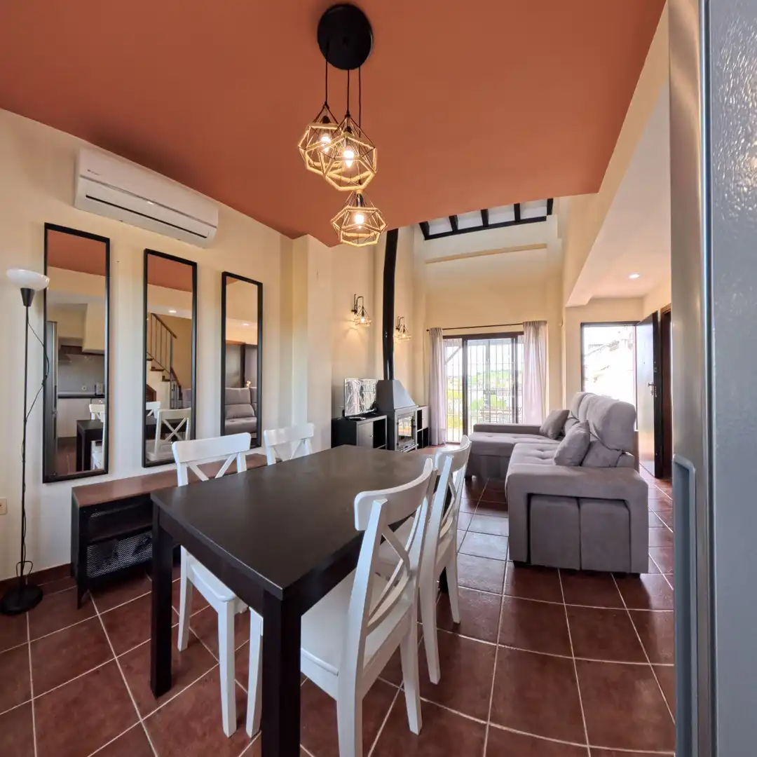 Dining room of Houses for sale in El Ronquillo  with Air Conditioner, Heating and Terrace
