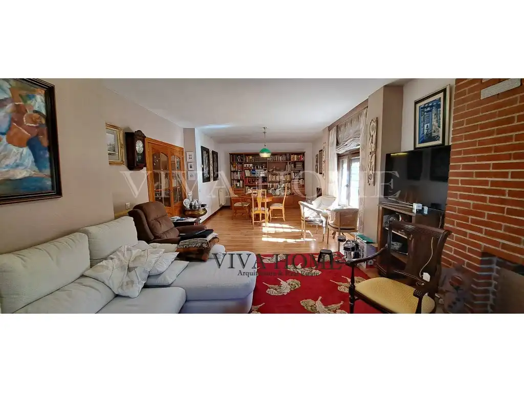 Sala de estar de Casa o chalet en venta en Rivas-Vaciamadrid con Aire acondicionado, Jardín privado y Terraza
