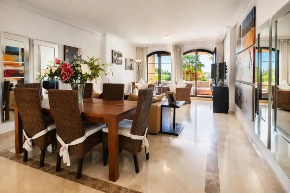 Dining room of Apartments for sale in Estepona  with Air Conditioner, Terrace and Storage room