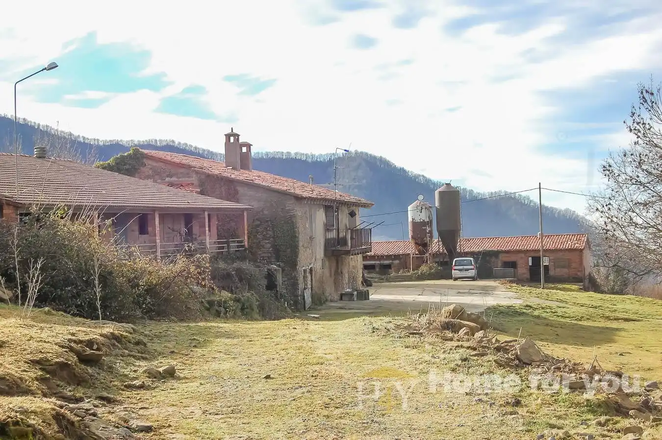 Exterior view of Country homes for sale in Vidrà  with Private garden, Terrace and Balcony