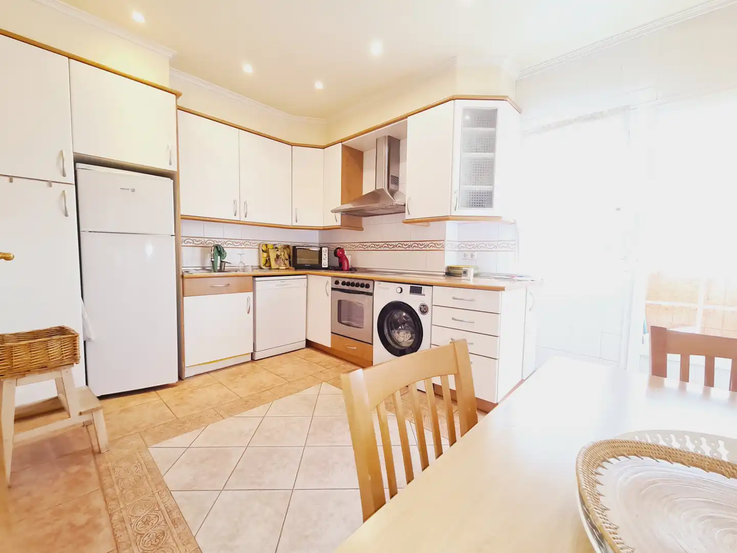 Kitchen of Flat for sale in  Pamplona / Iruña  with Heating, Parquet flooring and Furnished