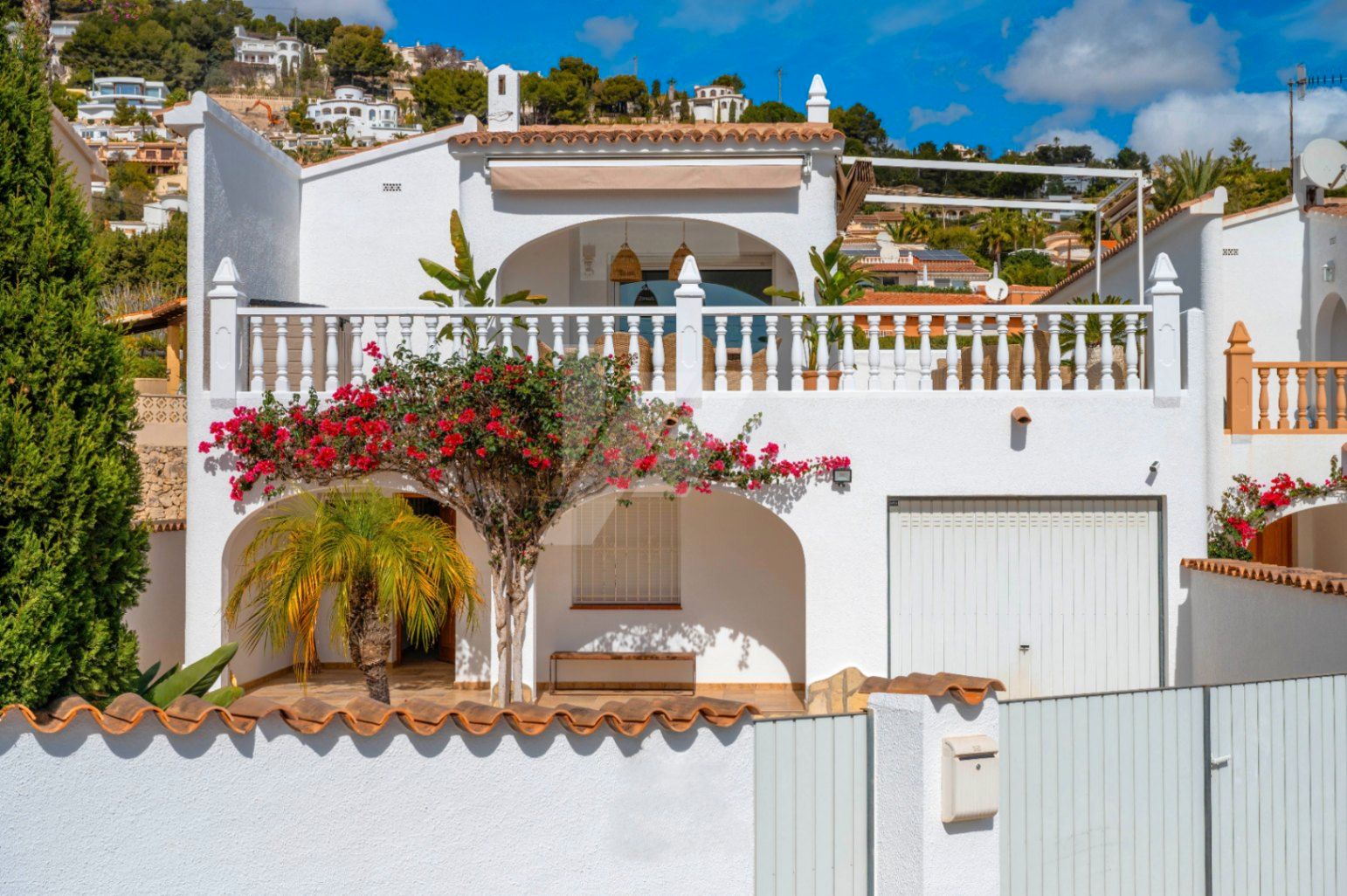 Exterior view of Houses for sale in Moraira  with Air Conditioner, Heating and Private garden