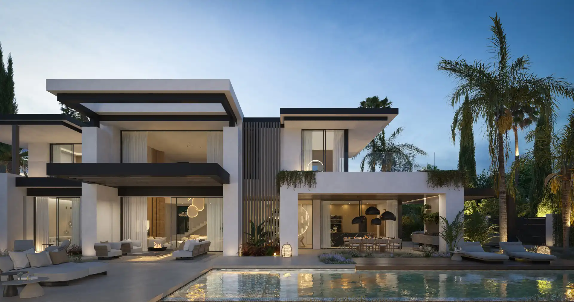 Vista exterior de Casa o xalet en venda en Marbella amb Aire condicionat, Calefacció i Jardí privat