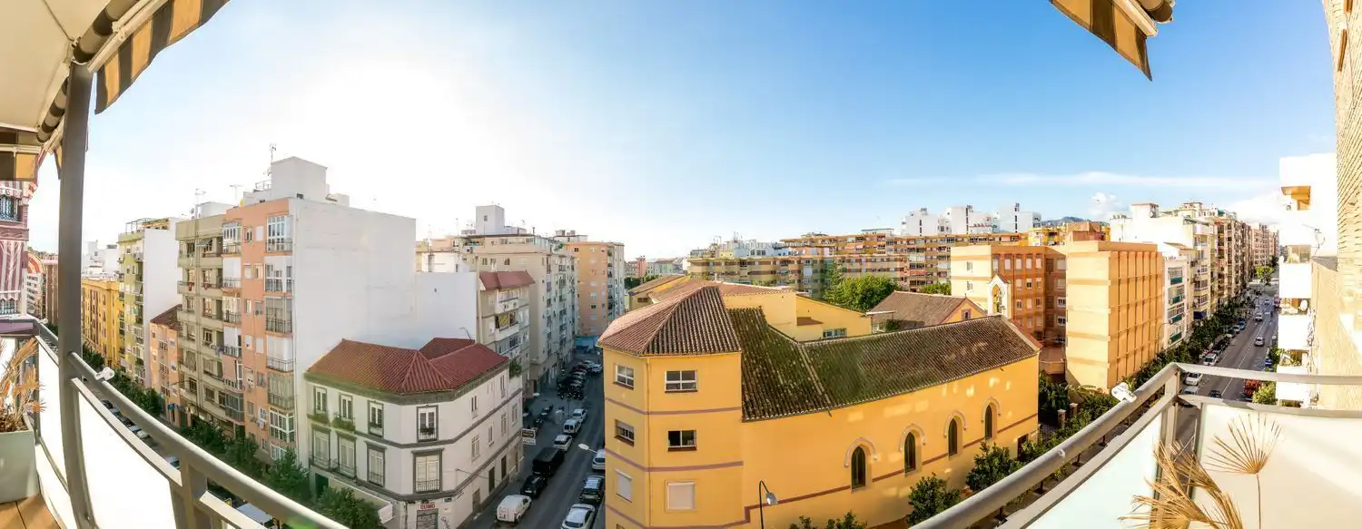 Vista exterior de Pis de lloguer en Málaga amb Aire condicionat, Calefacció i Terrassa