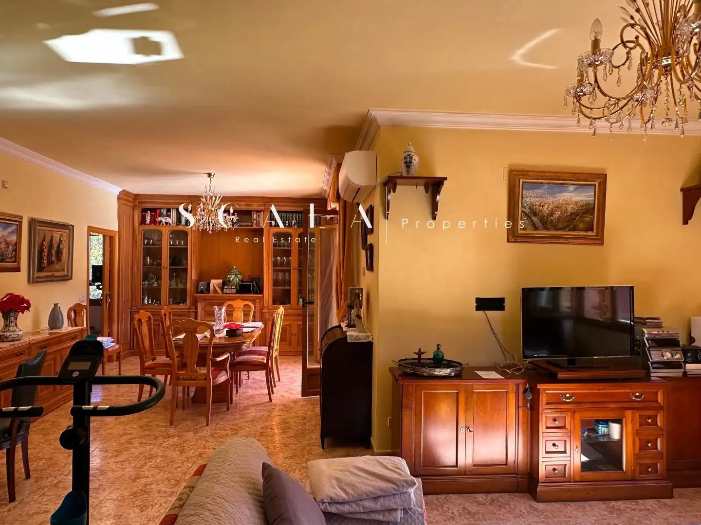 Sala de estar de Casa o chalet en venta en Nambroca con Aire acondicionado, Calefacción y Jardín privado