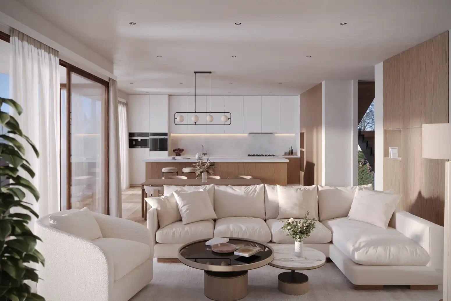Sala d'estar de Casa o xalet en venda en Castelldefels amb Aire condicionat