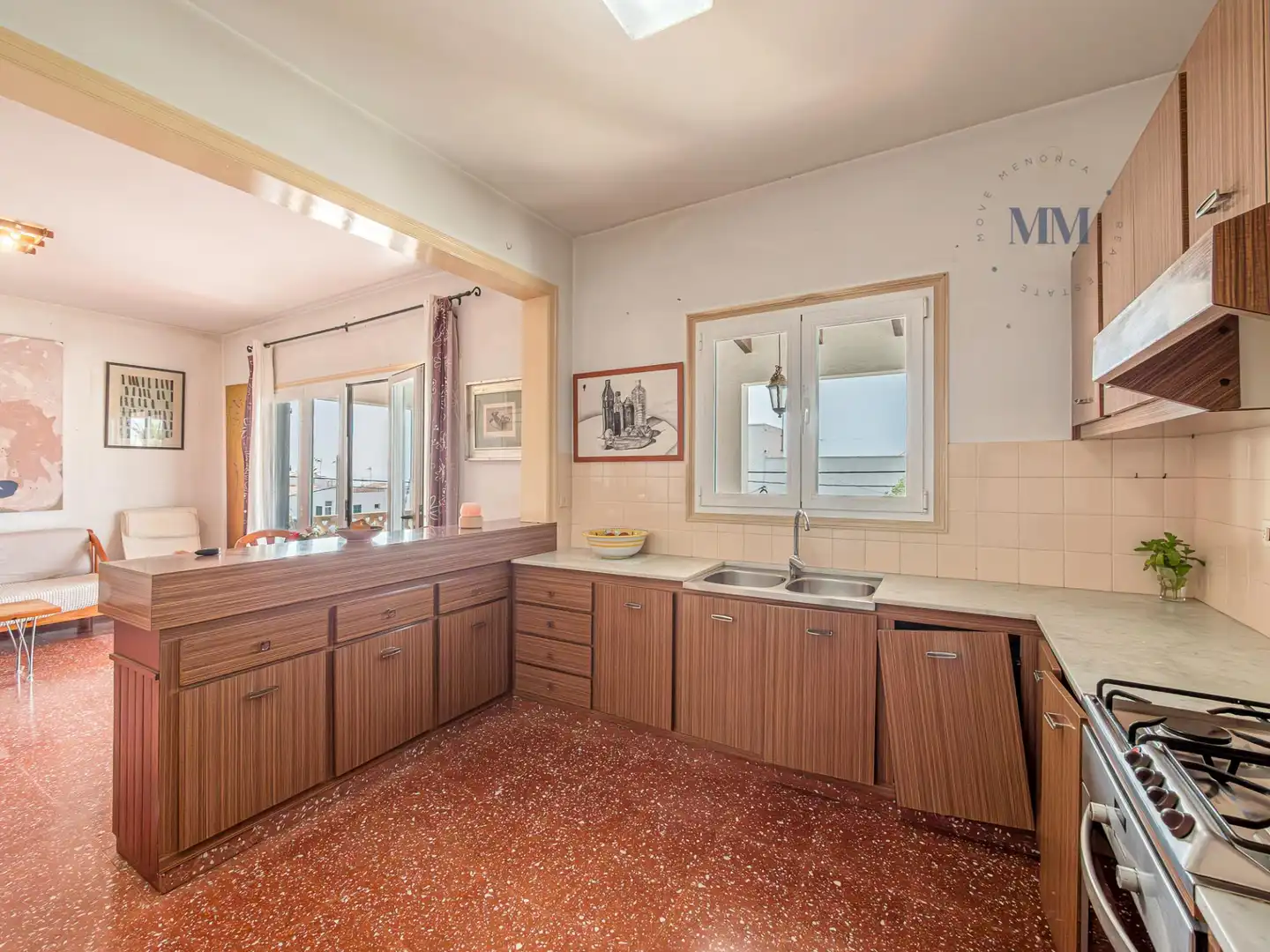 Cocina de Casa o chalet en venta en Sant Lluís con Jardín privado, Terraza y Balcón