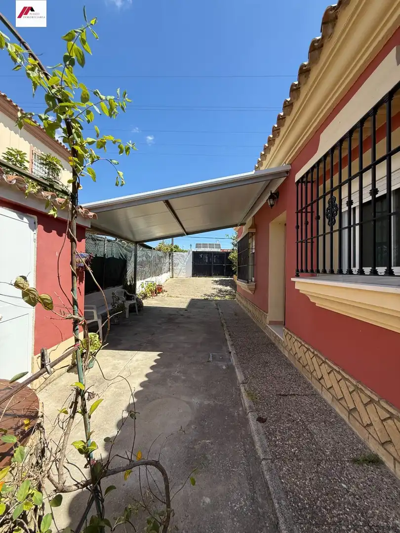 Vista exterior de Casa o chalet en venta en El Puerto de Santa María con Jardín privado y Trastero