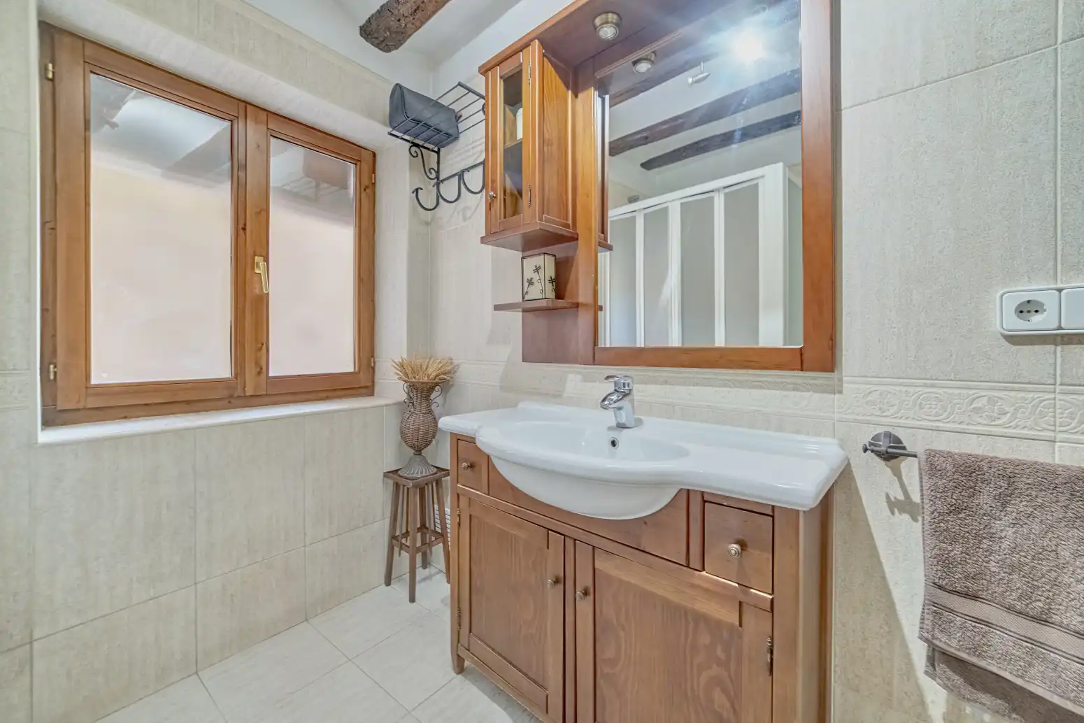 Bathroom of Detached homes for sale in Liédena  with Heating, Terrace and Storage room