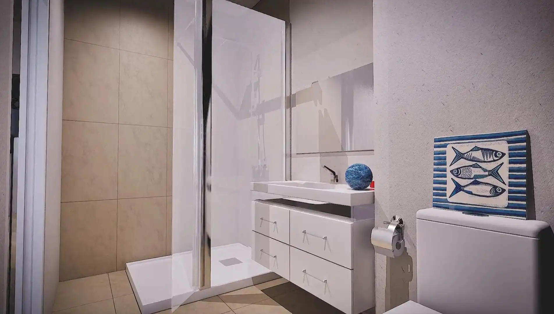 Baño de Apartamento en venta en Cartagena